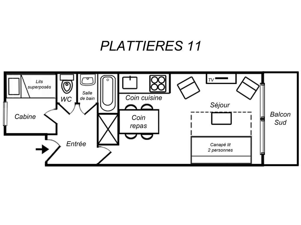 Residence Plattieres Мерибель Экстерьер фото